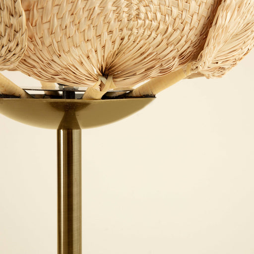 Poloko Table Lamp Natural-Brass