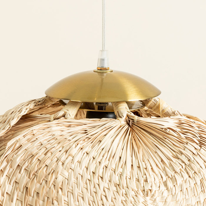 Poloko Pendant Natural-Brass