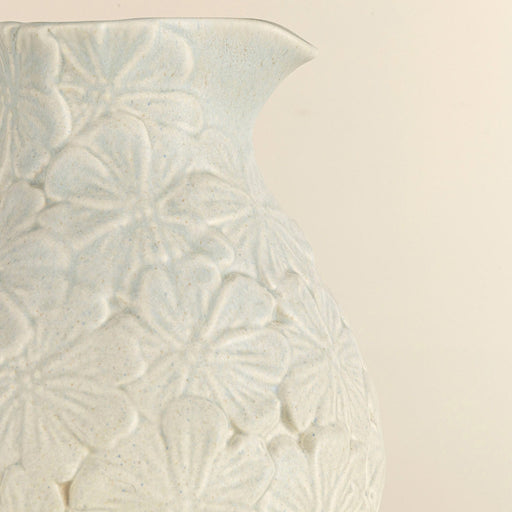 Flowers Jug - 19x16 cm Light Grey