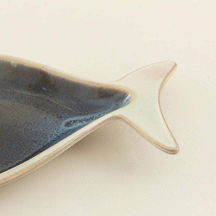 Seasıde Fish Serving Bowl 33x17 cm MARINE BLUE