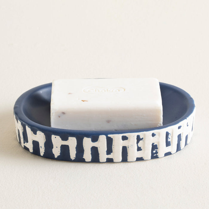 Mare Soap Dısh - 13X9 Cm White-Blue