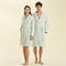 Solid Unisex Bathrobe Ocean