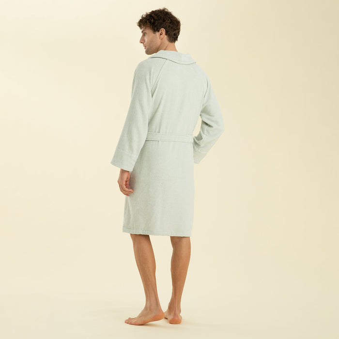 Solid Unisex Bathrobe Ocean