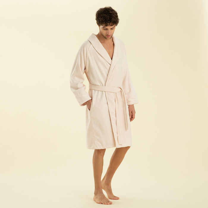 Solid Unisex Bathrobe Powder