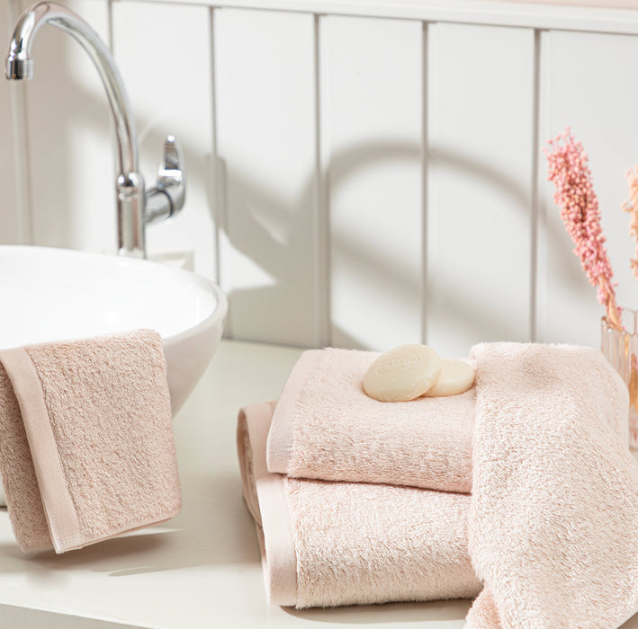 Solid Bamboo Hand Towel 33x33 cm Powder