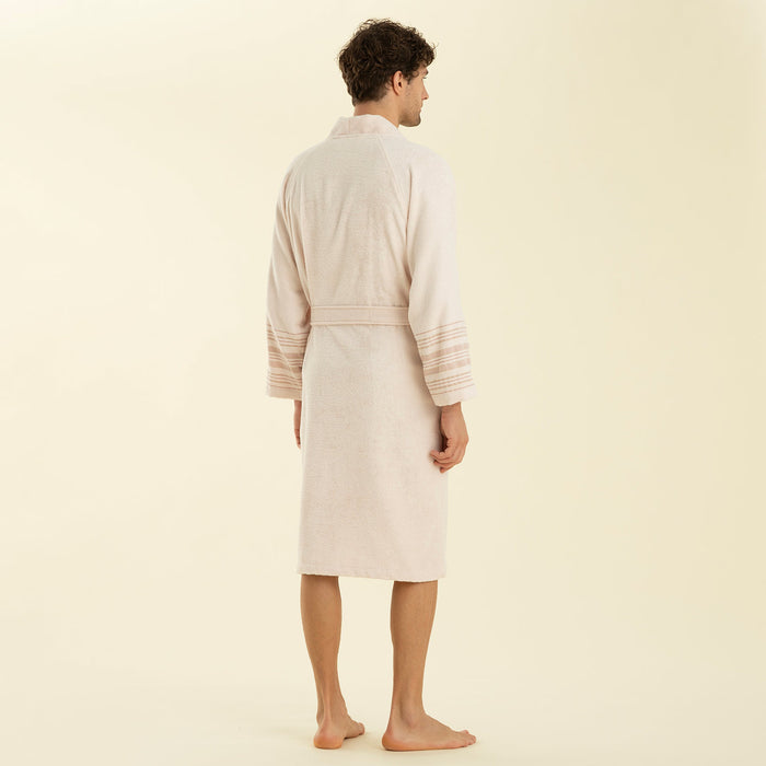 Derin Bamboo Unisex Bathrobe Powder