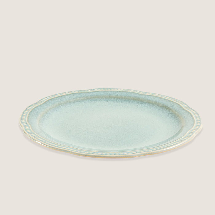 Vintage Serving Plate 27 cm Green