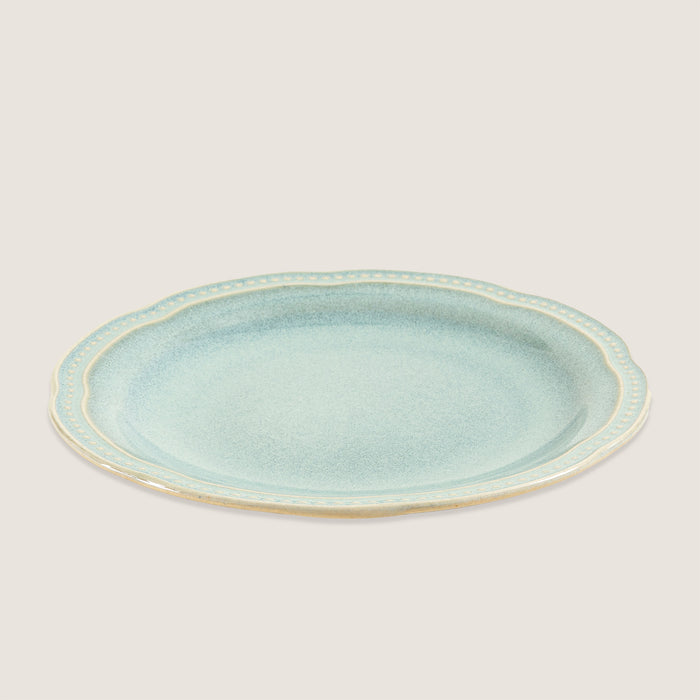 Vintage Dessert Plate 23 cm Green