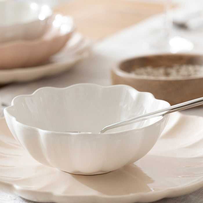 Flower Bowl 16 cm Cream
