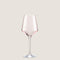 Flowers Mood White Wine Glass Powder