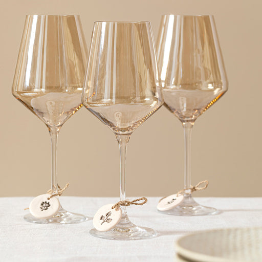 Provence Mood White Wine Glass Amber