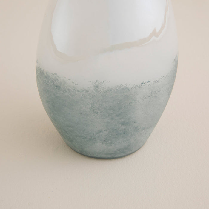 Alain Soap Dispenser White-ice Blue