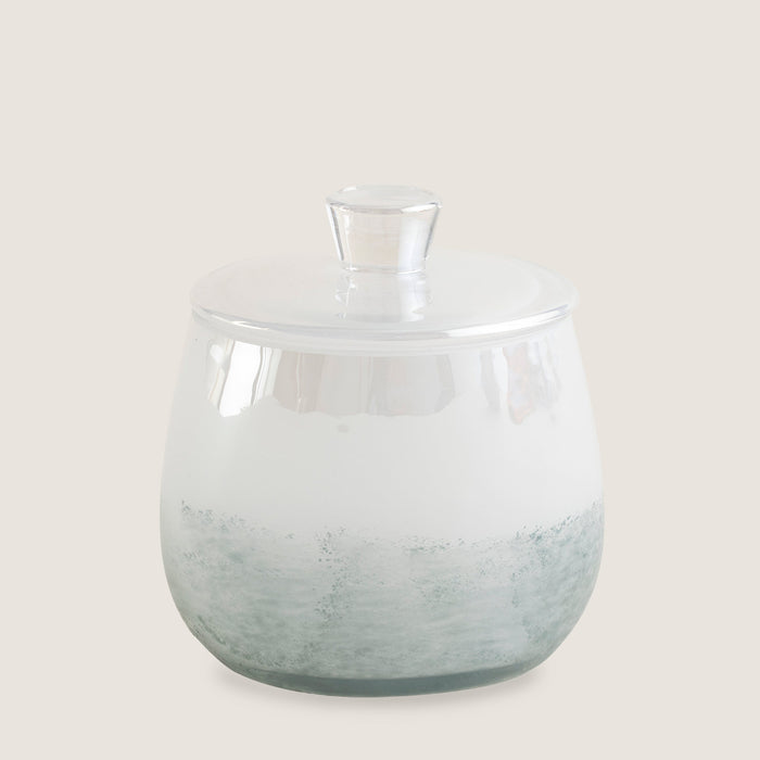 Alain Cotton Jar White-ice Blue