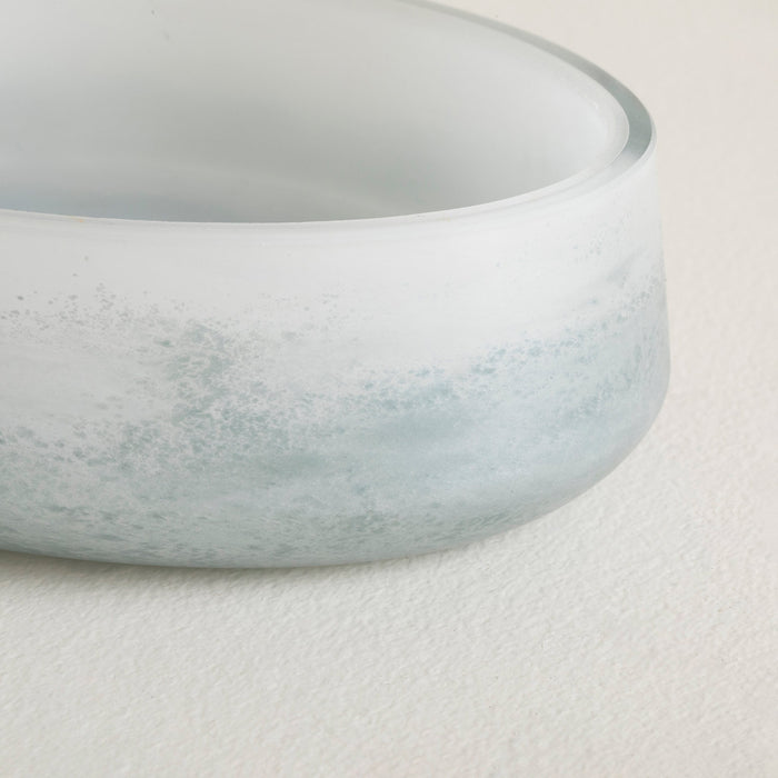 Alain Soap Dish White-ice Blue