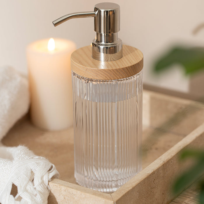 Seybo Soap Dispenser Transparent-Natural