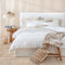 Dorıan Duvet Cover Set Dbl Ecru-Beige