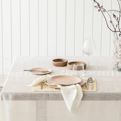 Fiore Tablecloth White