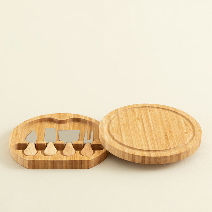 Ravva 5 Piece Oval Presentation Set with Blade 22x2 cm Natural