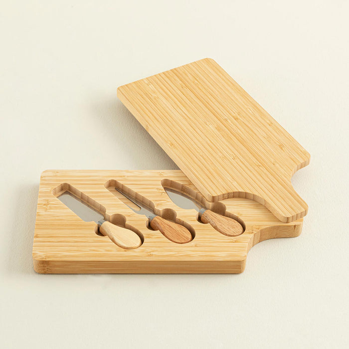 Ravva 4 Piece Knife Presentation Set 30x14 cm Natural