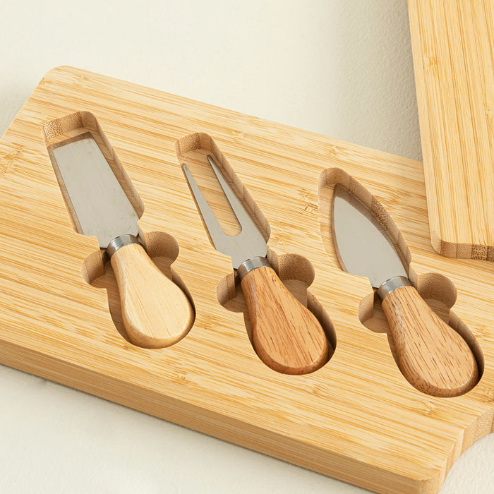 Ravva 4 Piece Knife Presentation Set 30x14 cm Natural