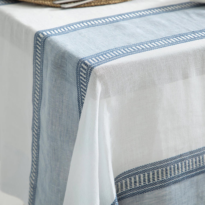 Paso Tablecloth MARINE BLUE/WHITE