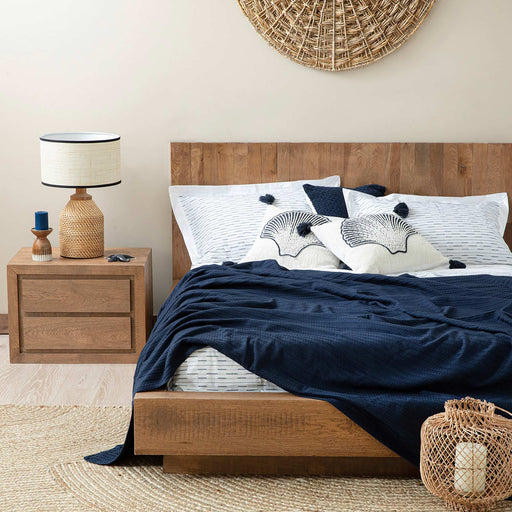 Palmita Pique Double Size 200x220 cm MARINE BLUE