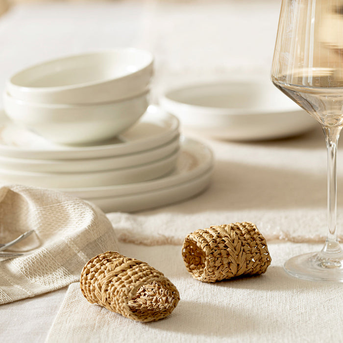 Vergine Napkin Ring 2 Pcs Natural