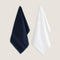 Bract 2-Pack Kıtchen Towel WHITE/MARINE BLUE