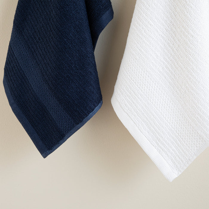 Bract 2-Pack Kıtchen Towel WHITE/MARINE BLUE