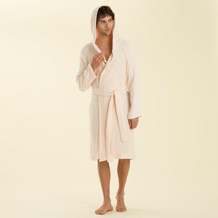 Armin Unisex Bathrobe Powder