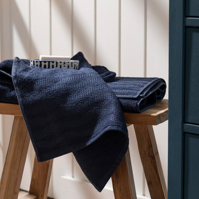 Arıya Bath Towel 85x150 Cm MARINE BLUE