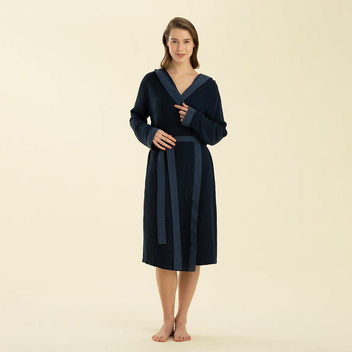 Carra Bathrobe MARINE BLUE