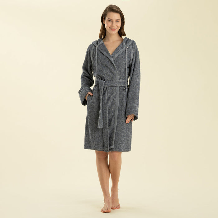 Tardıs Bathrobe MARINE BLUE/WHITE