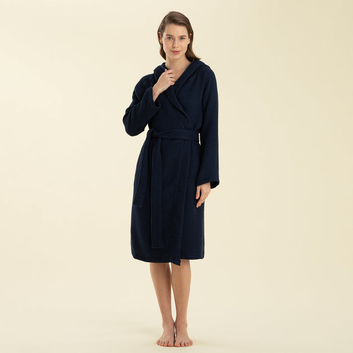 Charmon Bathrobe MARINE BLUE