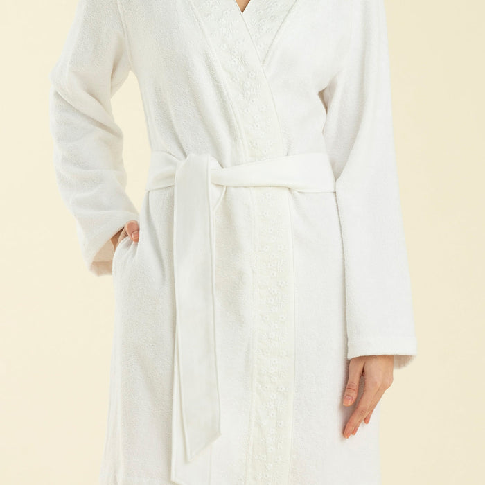 Sophıan Bathrobe White