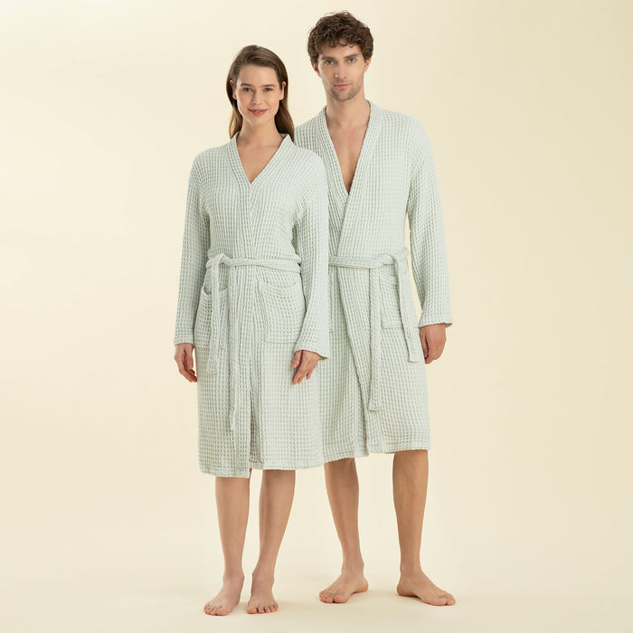 Gofre Unısex Bathrobe Ocean