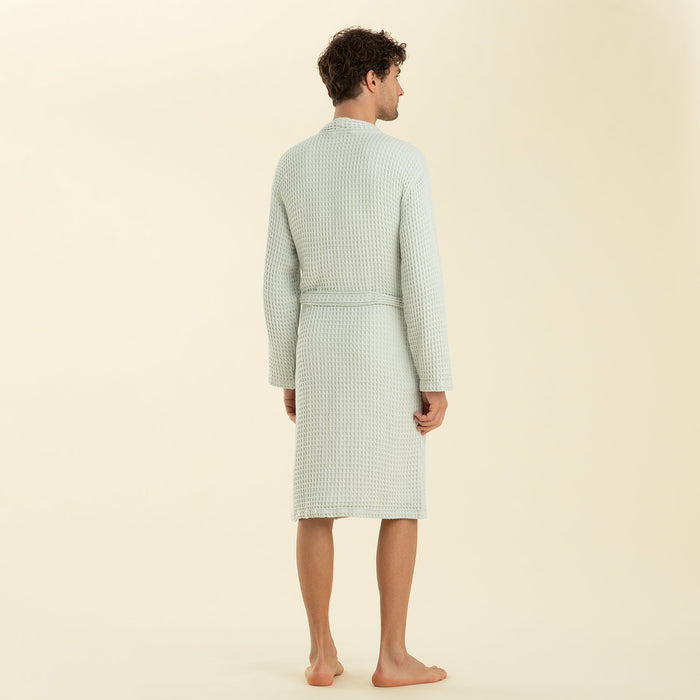 Gofre Unısex Bathrobe Ocean