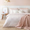 Dahlıa Prınted Duvet Cover Set Double Powder/Ecru