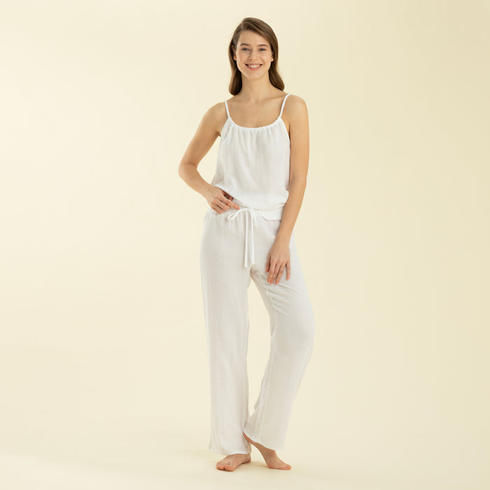 Bonıta Pajama Set White