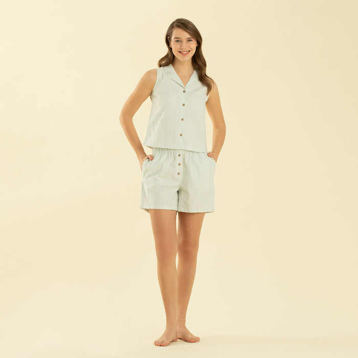 Vıejo Short Set Ocean