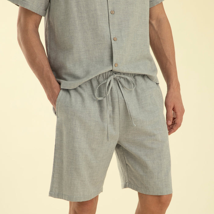 Empapado Short Set Grey