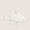 Nembo Fish Decorative Object With Hanged Cream