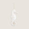 Sea Horse Decorative Object With Hanged Cream