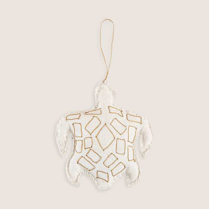 Turtle Decorative Object With Hanged Cream