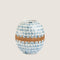 Hanoi Capiz Vase 23 cm White/Light Blue