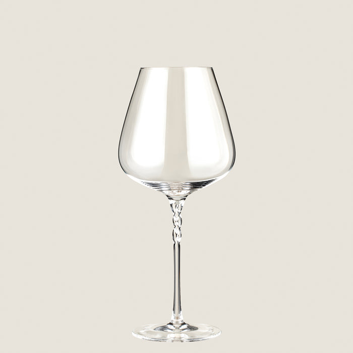 Semi Bracte White Wine Glass Transparent