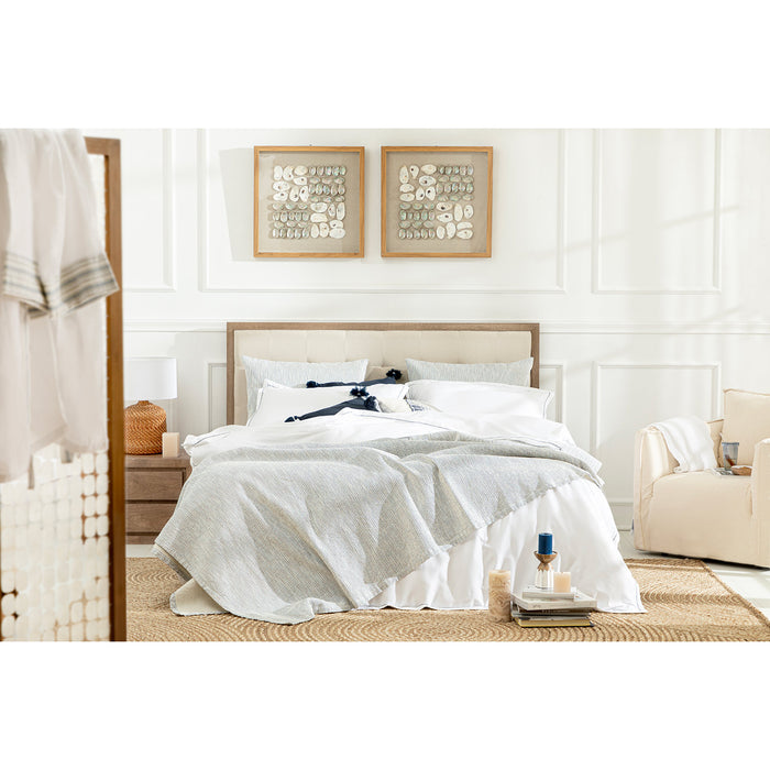 Madelıne Duvet Cover Set King White