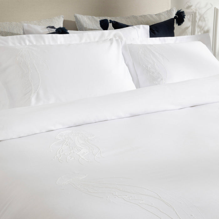 Estelıne Duvet Cover Set King White