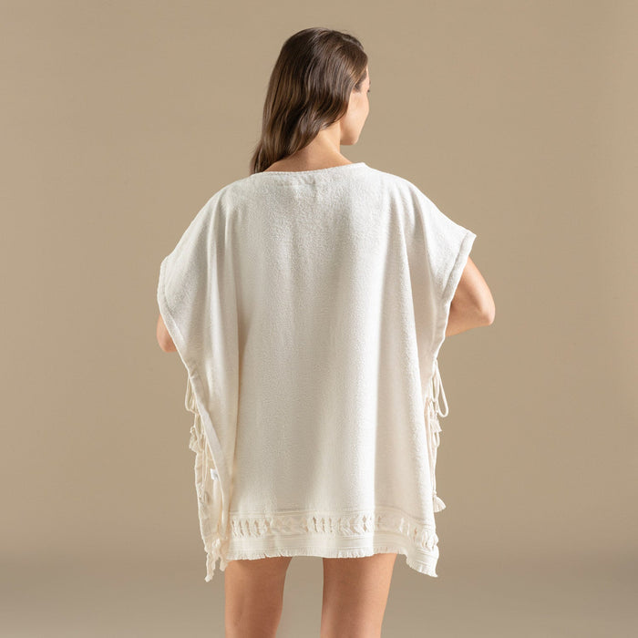 Franco Poncho Ecru