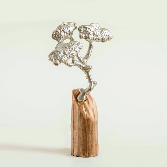 Baobo Decorative Object S Natural-Silver